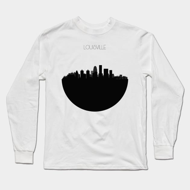 Louisville Skyline Long Sleeve T-Shirt by inspirowl